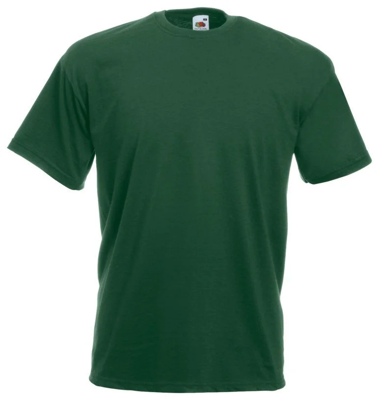 Футболка чоловіча Valueweight T 165 г/м², Bottle green, Fruit of the Loom 61036038-L