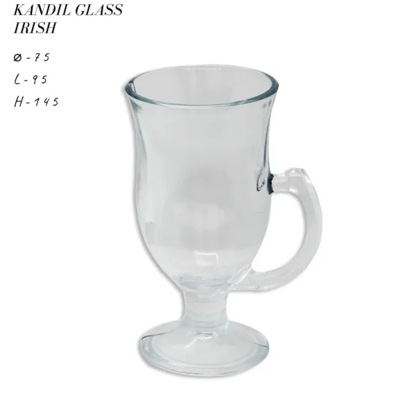Кухоль скляний  Irish 230мл, Kandil Glass, 89000025