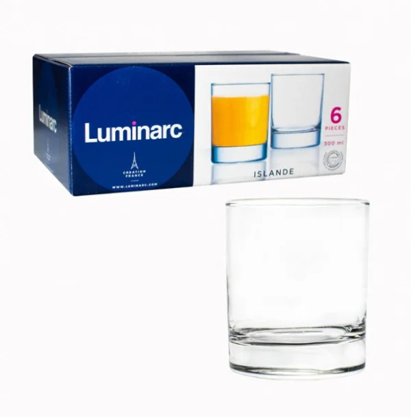 Набір склянок Islande 300мл 6шт Luminarc J0019