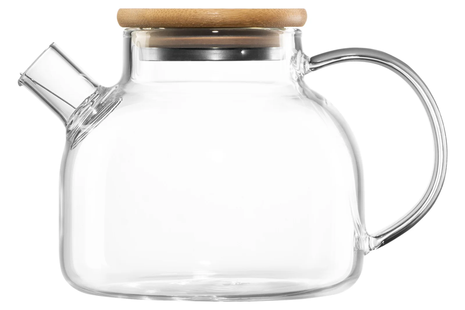 Заварник ARDESTO Midori, 600 мл, боросилікатне скло, бамбук AR3006GB